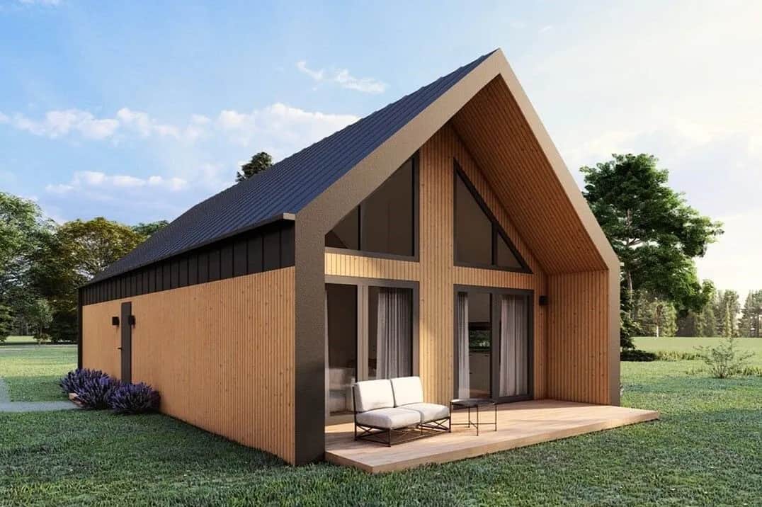 Dom szkieletowy w stylu amerykańskim: Nowoczesne budownictwo