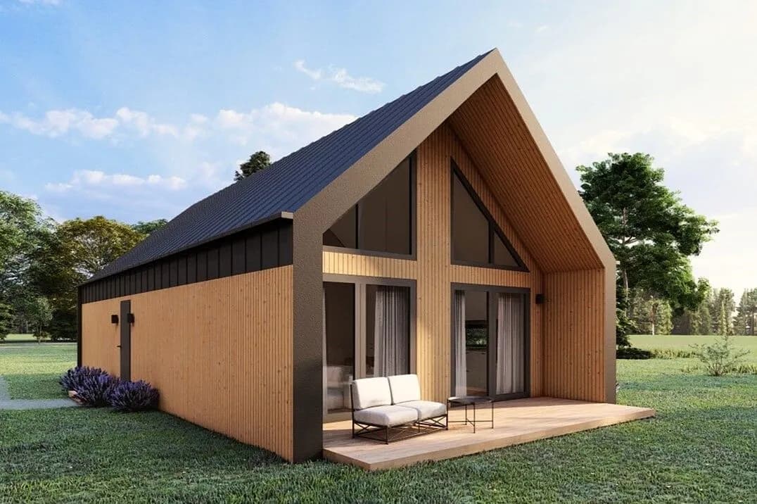 Dom szkieletowy w stylu amerykańskim: Nowoczesne budownictwo