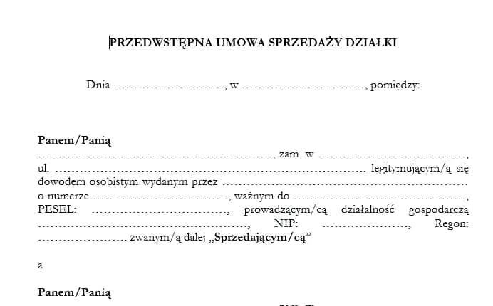 Wzór zadatku na zakup działki: Jak stworzyć skuteczną umowę